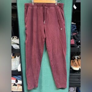 Mack Weldon Men's Maroon Joggers Large
